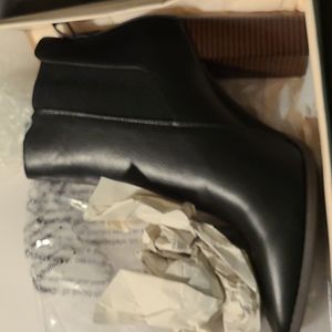 Black Booties NEW never worn